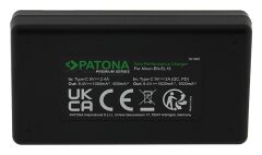 Patona 161965 Premium EN-EL15 Nikon İkili USB-C Şarj Cihazı + PD20W Adaptör