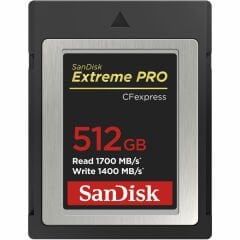 Sandisk 512GB Extreme PRO CFexpress 1700MB/s Type-B Hafıza Kartı