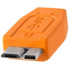 Tether Tools CUC3315-ORG 4.6m USB Kablosu (USB-C - USB 3.0 Micro-B) Paket Hasarlı