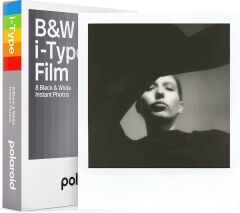 Polaroid B&W i-Type Instant Film 8 Poz (Ürt: 08-2023)
