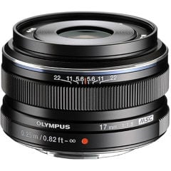 Olympus M. Zuiko 17mm f1.8 Lens (Siyah)