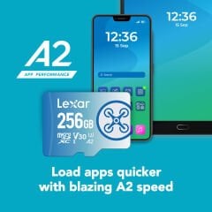 Lexar 256GB Fly MicroSDXC Hafıza Kartı