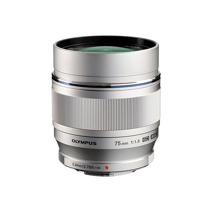 Olympus M. Zuiko 75mm f1.8 ED Lens (Gümüş)