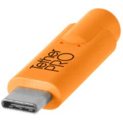 Tether Tools CUC2515-ORG 4.6m USB Kablosu (USB-C - 5Pin Micro USB)