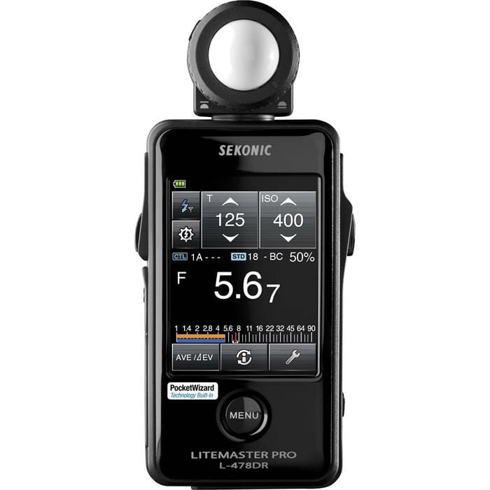 Sekonic L-478DR LiteMaster Pro Dokunmatik Kablosuz Işık Ölçer (PocketWizard Uyumlu)