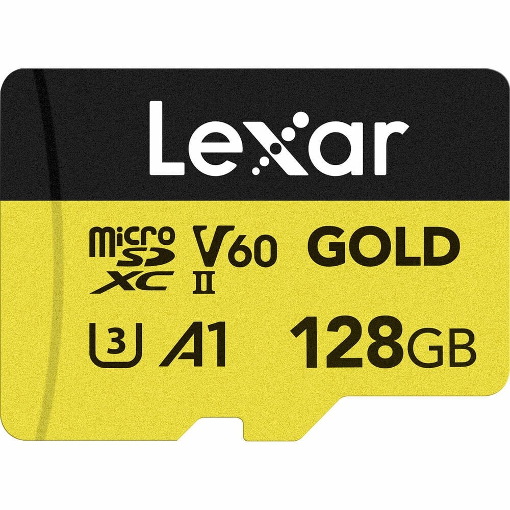 Lexar 128GB Gold 280MB/s V60 UHS-II microSDXC Hafıza Kartı