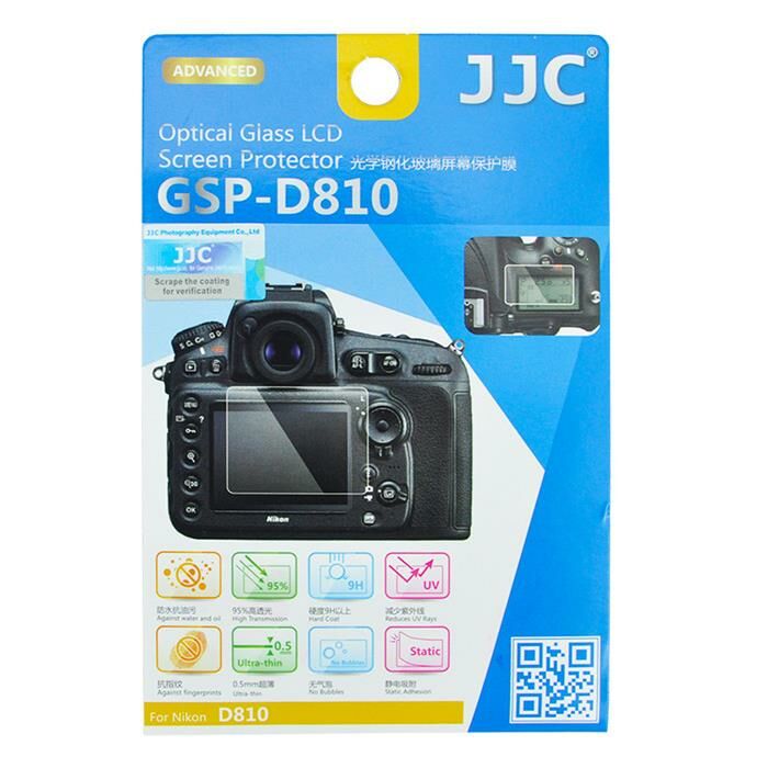 JJC GSP-D810 LCD Ekran Koruyucu Optik Cam (Nikon D810)