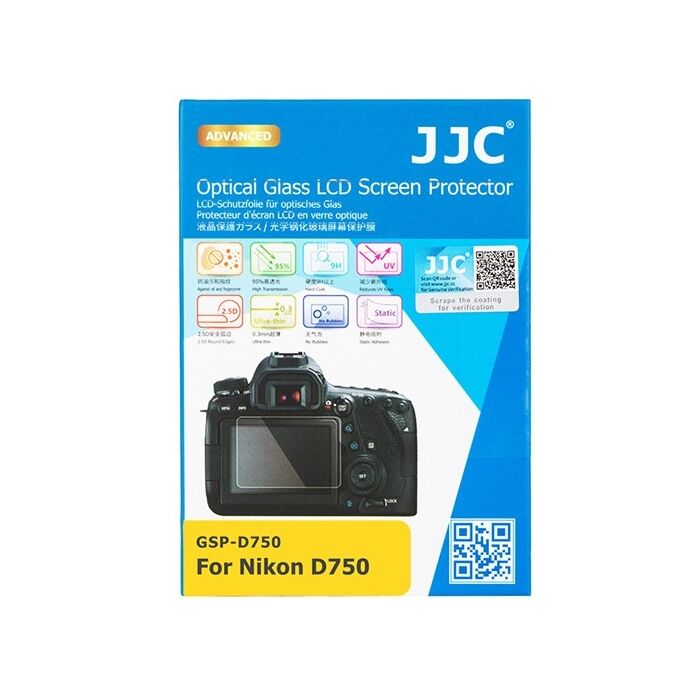 JJC GSP-D750 LCD Ekran Koruyucu Optik Cam (Nikon D750)