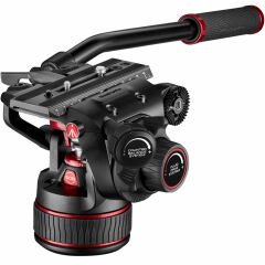 Manfrotto MVK608TWINGA Nitrotech 608 Head & Alu Twin GS Video Tripod