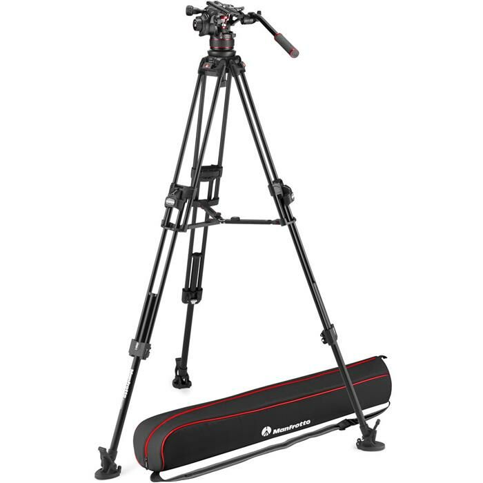 Manfrotto MVK612TWINFA Nitrotech 612 & 645 Alu Twin FTT Video Tripod