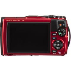 Olympus Tough TG-6 Sualtı Fotoğraf Makinası (Kırmızı)