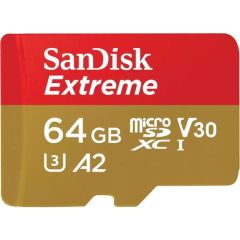 Sandisk 64GB MicroSDXC Extreme 170MB/s Hafıza Kartı