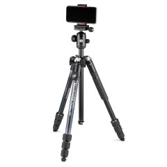 Manfrotto MKELMII4BMB-BH Element MII Siyah Tripod + Mobil Bluetooth Remote Kit