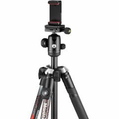 Manfrotto MKELMII4BMB-BH Element MII Siyah Tripod + Mobil Bluetooth Remote Kit