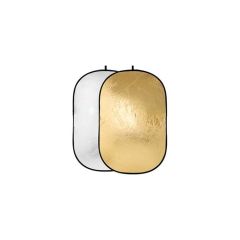 Life 2in1 Gümüş-Altın Elips Reflektör 71x112cm