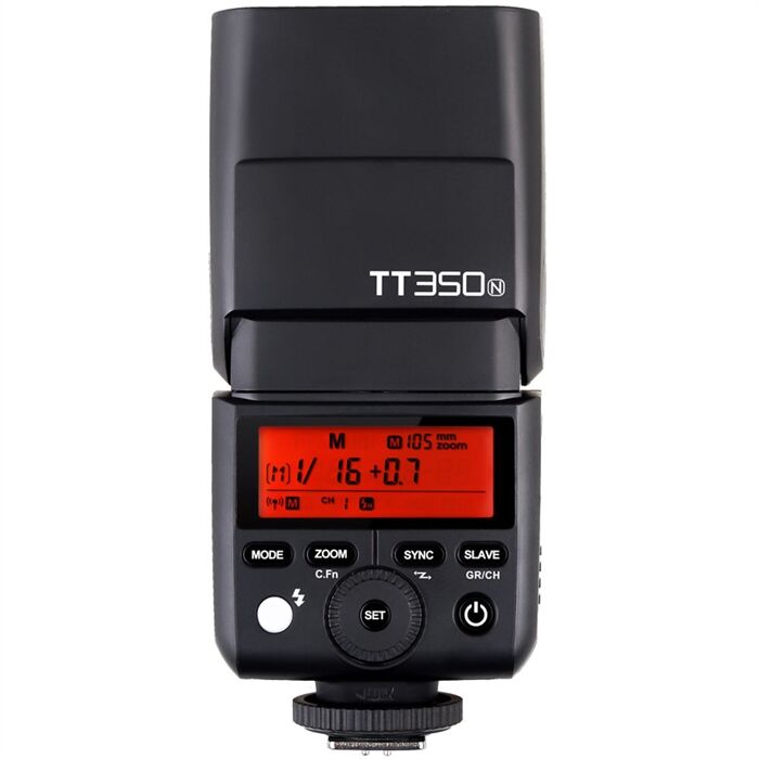 Godox TT350N Mini Thinklite TTL 1/8000 Tepe Flaş (Nikon)