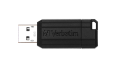 Verbatim 64GB PinStripe USB 2.0 Bellek