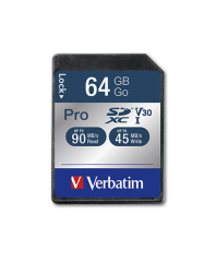 Verbatim 64GB Pro U3 90MB/s SDHC Hafıza Kartı