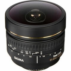 Sigma 8mm f/3.5 EX DG Circular Fisheye Lens (Nikon) - Sigma Hatıra Bezi Hediyeli