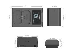 SmallRig 3824 Sony NP-FZ100 Batarya + Şarj Kiti