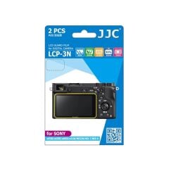 JJC LCP-3N LCD Ekran Koruyucu Film 2'li Paket (Sony A6600, A6500, A6400, A6300, A6100, A6000)