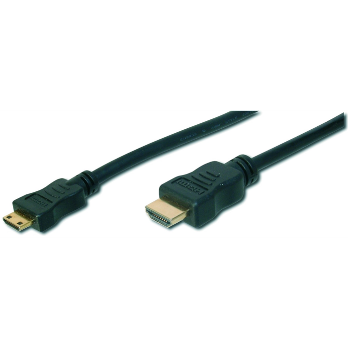 Assmann Digitus 2m Altın Uçlu HDMI Kablo (Mini HDMI - HDMI)