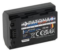Patona 1360 Platinum NP-FZ100 USB-C Sony Batarya