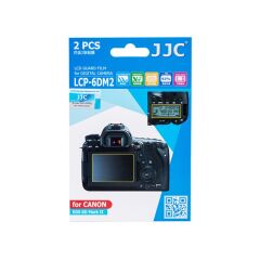 JJC LCP-6DM2 LCD Ekran Koruyucu Film 2'li Paket (Canon 6D II)