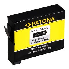 Patona 1235 AHDBT-401 Hero 4  Gopro Batarya