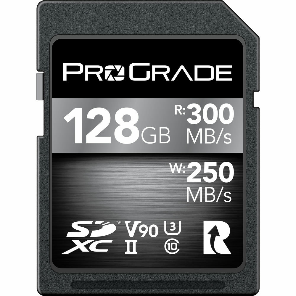 ProGrade 128GB SDXC 300MB/s V90 UHS-II U3 Hafıza Kartı