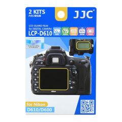 JJC LCP-D610 LCD Ekran Koruyucu Film 2'li Paket (Nikon D610, D600)