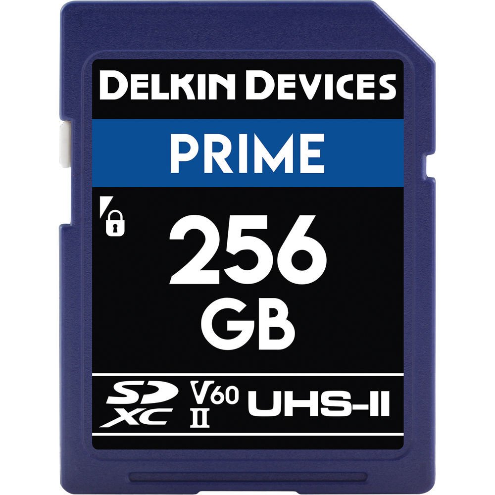 Delkin Devices 256GB Prime SDXC UHS-II 280MB/s V60 Hafıza Kartı