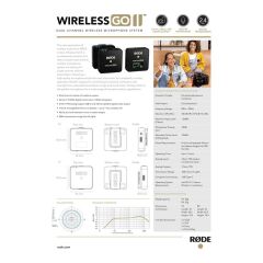 Rode Wireless Go II Single Kablosuz Mikrofon (Siyah)