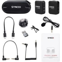 Synco G1A2 Pro 1 Konuşmacılı Kablosuz Stereo Yaka Mikrofonu