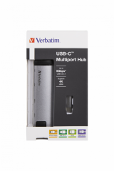 Verbatim USB-C Multiport Hub / 2x USB 3.0, HDMI, Gigabit Ethernet