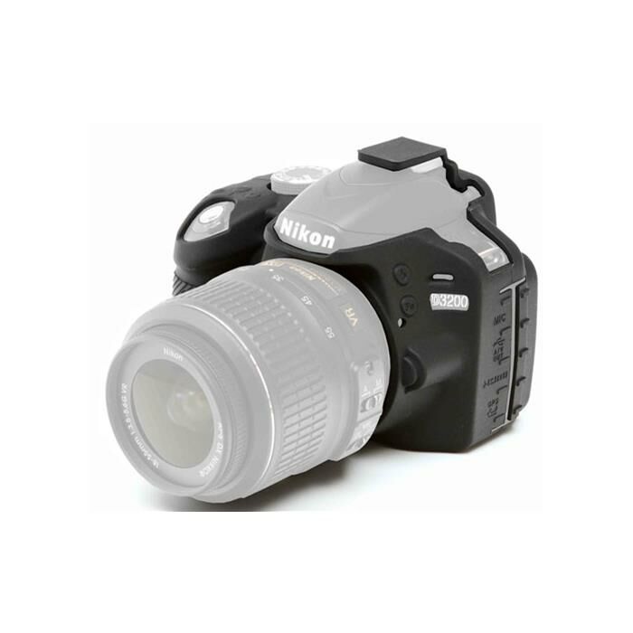 EasyCover Koruyucu Silikon Kılıf (Nikon D3200 - Siyah)