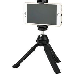 JJC TP-MT1K Hero Aksiyon Kamera ve Telefon Adaptörlü Mini Tripod