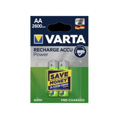 Varta AA 2600 mAh Şarjlı Kalem Pil (2'li Paket)