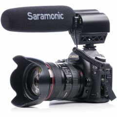Saramonic Vmic Pro Super Directional Kulaklık Çıkışlı Shotgun Mikrofon