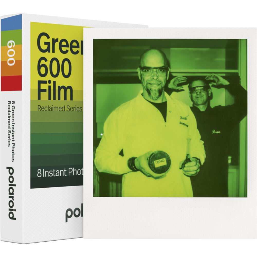 Polaroid Green 600 Reclaimed Series Instant Film 8 Poz