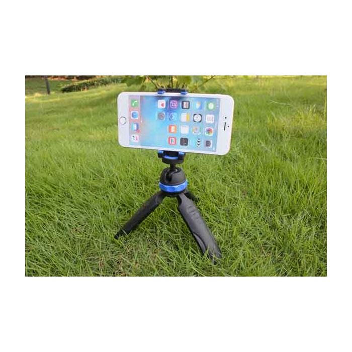 Camten TT-02 Pixi Deluxe Mini Tripod + Telefon Tutuculu Set