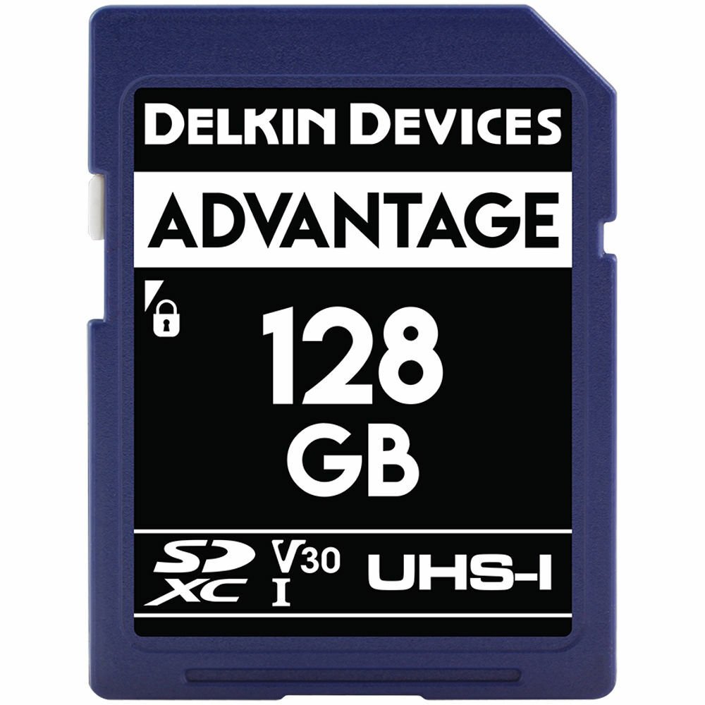 Delkin Devices 128GB Advantage 100MB/s SDXC Hafıza Kartı