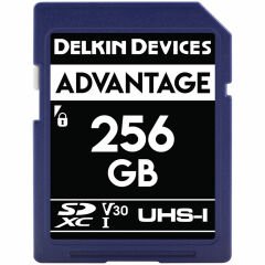 Delkin Devices 256GB Advantage 100MB/s SDXC Hafıza Kartı