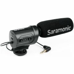 Saramonic SR-M3 Mini Directional Kulaklık Çıkışlı Shotgun Mikrofon