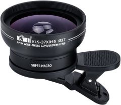 Kiwifotos KLS-37X045 37mm 0.45x Geniş Açı & Makro Çevirici Lens