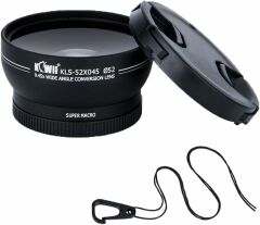 Kiwifotos KLS-52X045 52mm 0.45x Geniş Açı & Makro Çevirici Lens