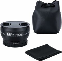 Kiwifotos KLS-52X045 52mm 0.45x Geniş Açı & Makro Çevirici Lens