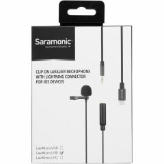 Saramonic LavMicro U1B Lightning iPhone Yaka Mikrofonu 6 Metre