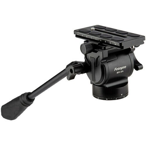 Fotopro MH-6A Metal Fluid Video Tripod Başlığı