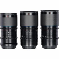 Sirui Sniper 23mm, 33mm, 56mm f/1.2 APS-C AF Lens Seti (Fujifilm X, Siyah)